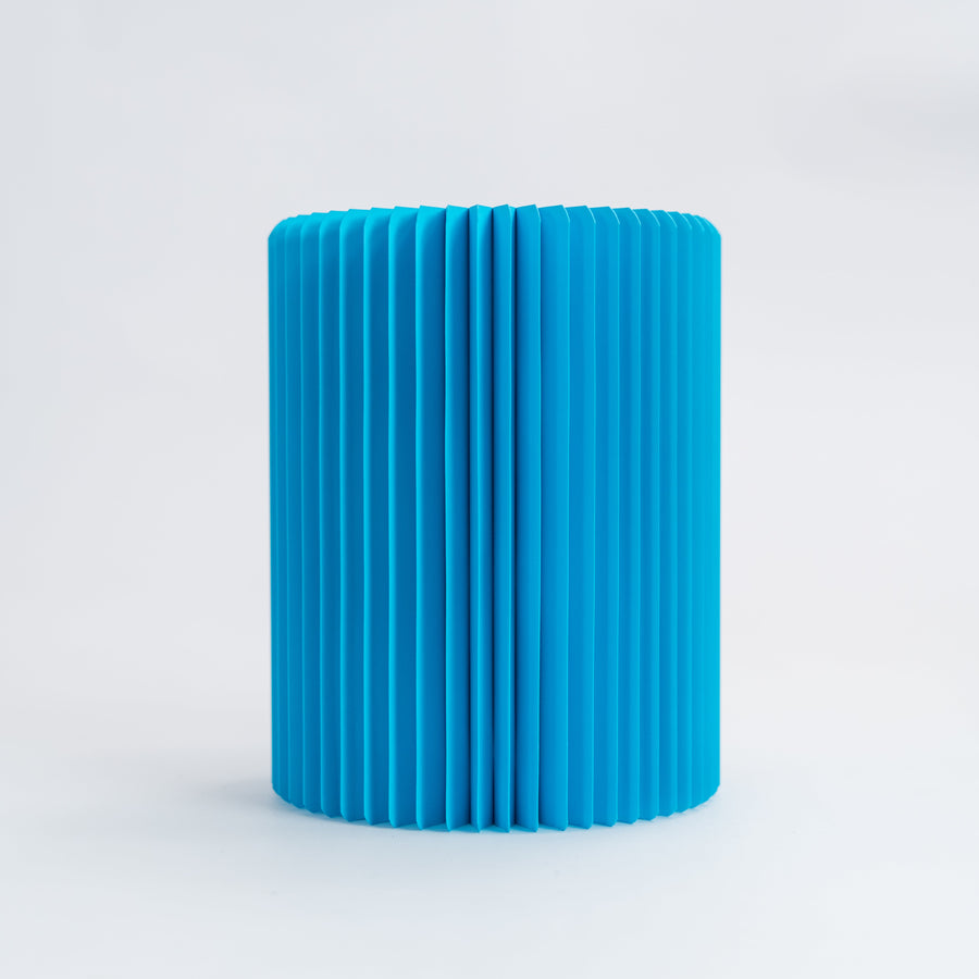 Concertina Paper Stool - Blue