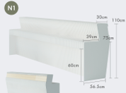 Pop-Up Reception Desk - White