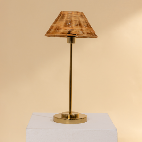 Natural Cane Table Lamp