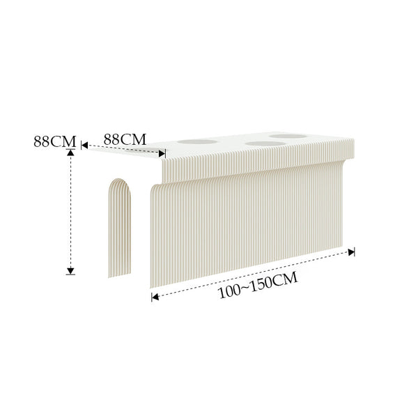 Concertina Arch Display Unit- White