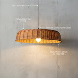 Natural Opulence Cane Pendant Lamp