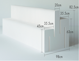 Concertina Multilevel Display Unit- White