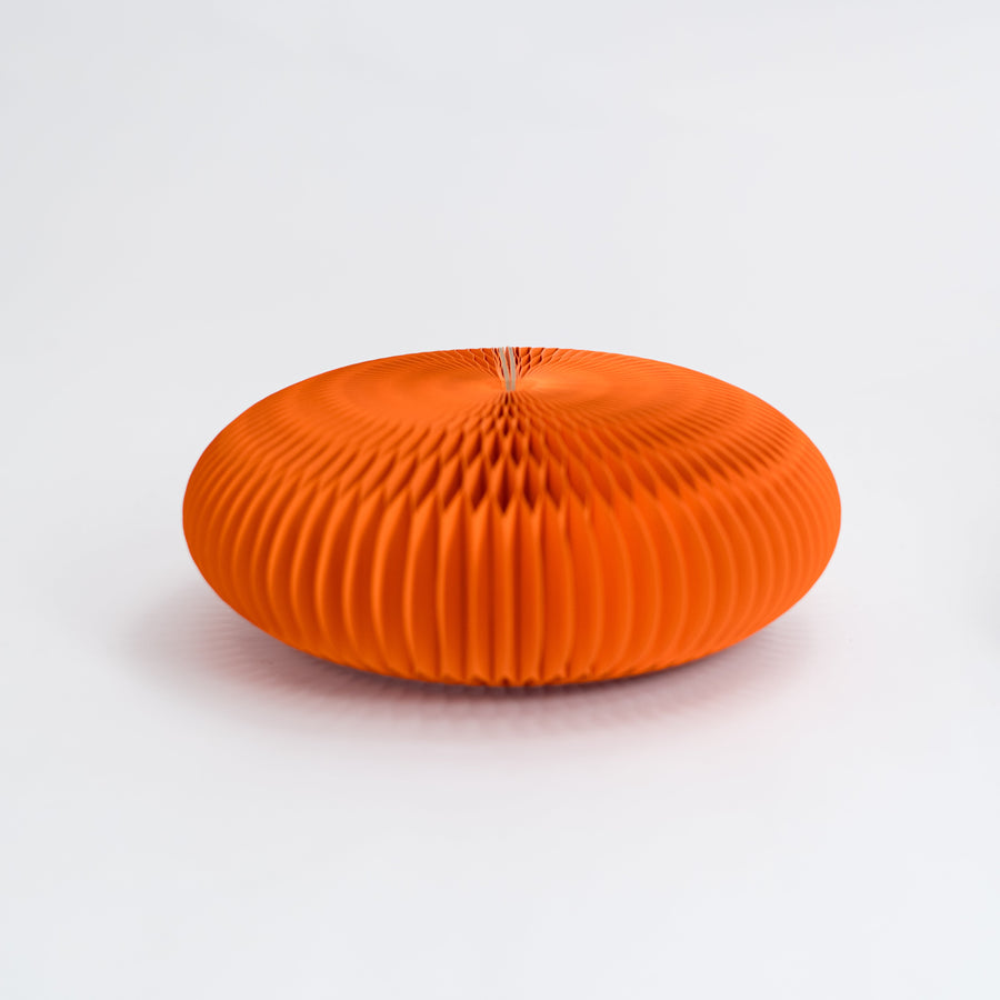 Paper Foot Stool - Orange