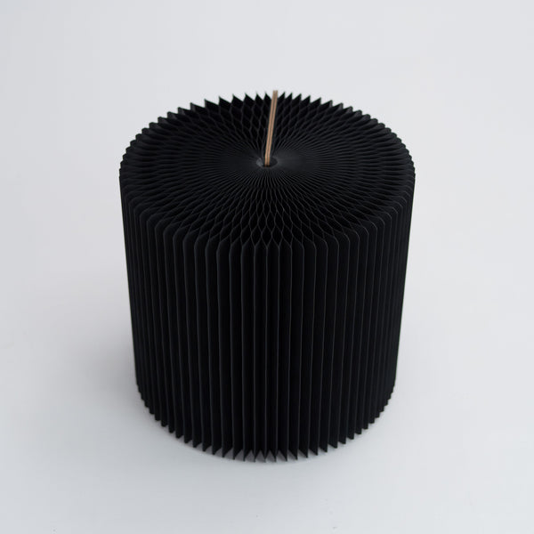 Foldable Circular Paper Table - Black