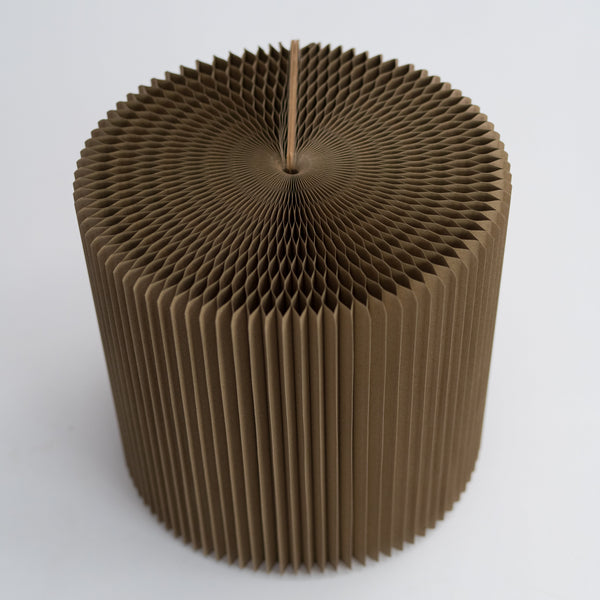 Foldable Circular Paper Table - Recycled