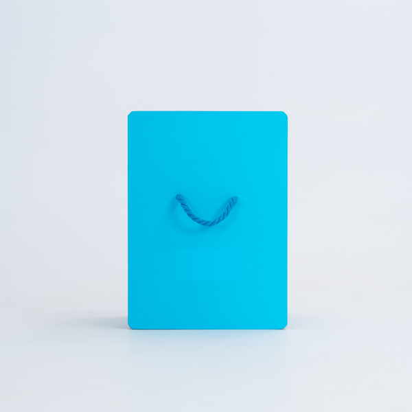 Foldable Paper Bench - Blue