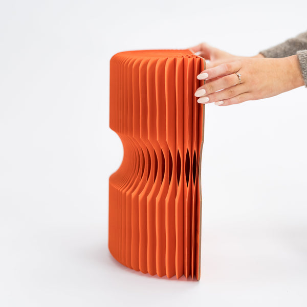 Diablo Paper Stool - Orange